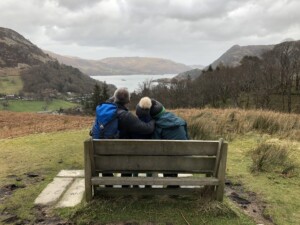 above Glenridding looking out at Ullswater above Glenridding looking out at Ullswater