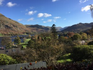 top end of Glenridding village looking back over Ullswater top end of Glenridding village looking back over Ullswater